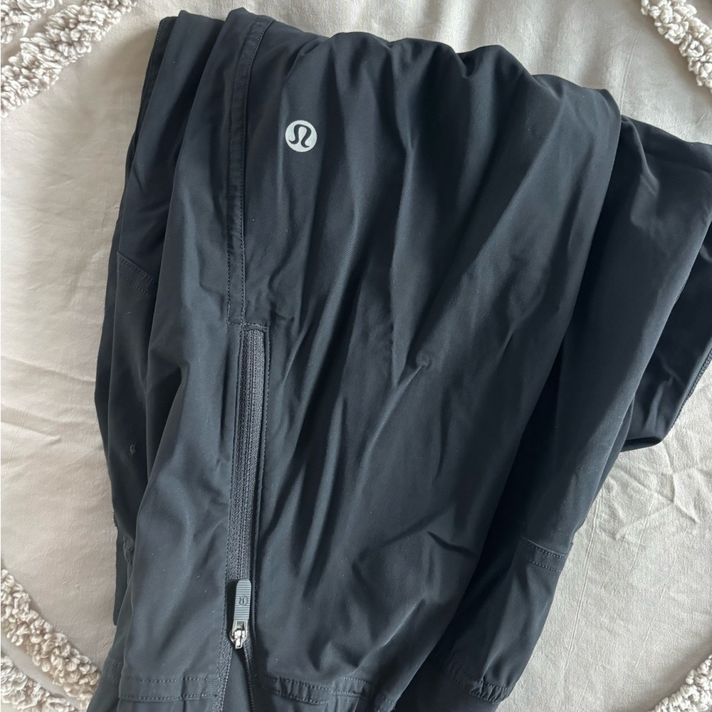 lululemon athletica Black Track Pants with Zip Pocket